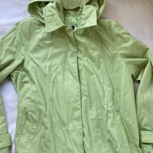Button up rain coat